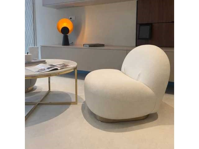 Ibiza fauteuil in krullend wol - iconisch organisch ontwerp - afbeelding 5 van  11