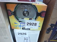 Ibiza karahome draagbare karaokespeler met 2 zwarte microfoons - afbeelding 6 van  6