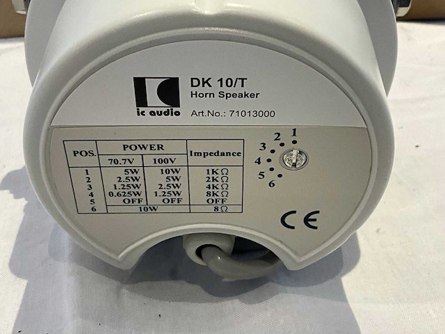 Ic audio dk 10/t luidspreker (2x) - afbeelding 2 van  3