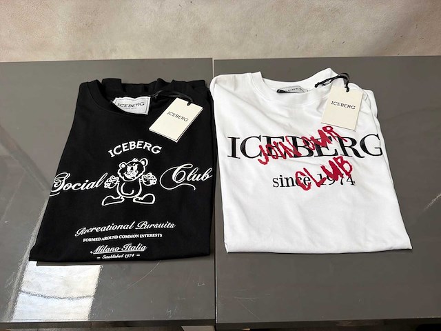 Iceberg t-shirt (2x) - afbeelding 1 van  3