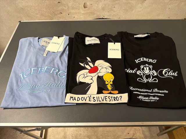 Iceberg t-shirt (3x) - afbeelding 1 van  6