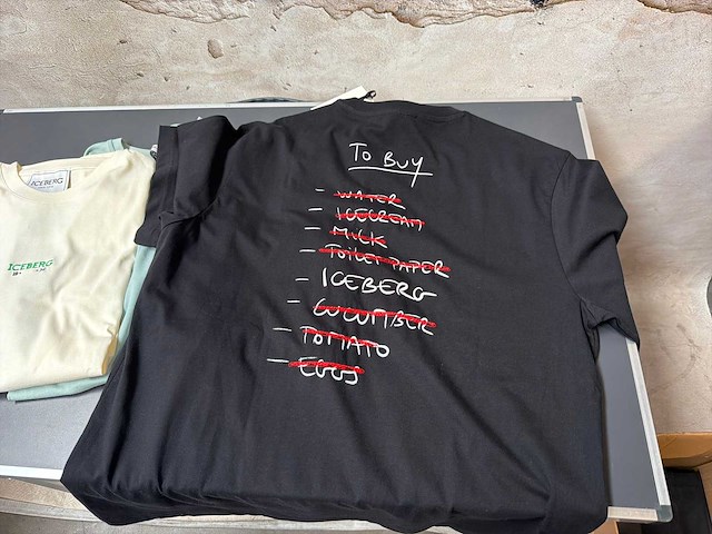Iceberg t-shirt (4x) - afbeelding 4 van  5