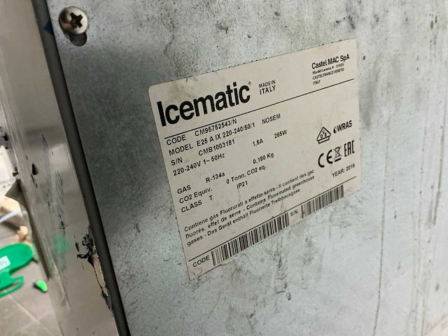 Icematic e25a ijsblokjesmachine - afbeelding 4 van  4