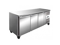 Iceshop - 3-deurs negatief gekoelde tafel, geventileerde 700mm - gekoelde tafel (3x) - afbeelding 1 van  2