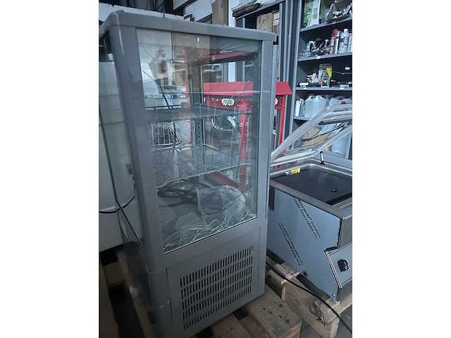 Iceshop - sc70g - kleine gekoelde vitrine met 4 glazen zijden - afbeelding 1 van  3