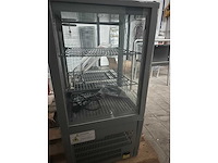 Iceshop - sc70g - kleine gekoelde vitrine met 4 glazen zijden - afbeelding 2 van  3