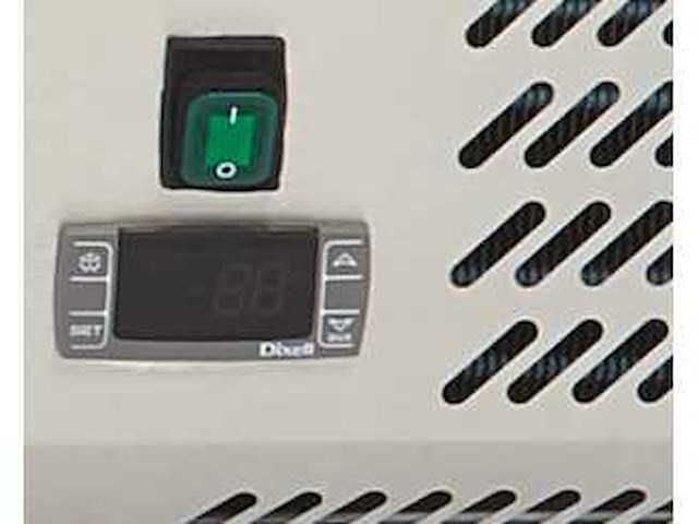 Iceshop - vitrine saladevitrine met gekoelde ingrediënten - 6 gn 1/3 bakken - breedte 1,4m - gekoelde toonbank (3x) - afbeelding 3 van  4