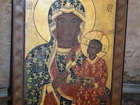 Icoon zwarte madonna van czestochowa