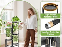 Idavosic.ly metalen plantenstandaard - afbeelding 3 van  4