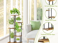 Idavosic.ly metalen plantenstandaard - afbeelding 3 van  4