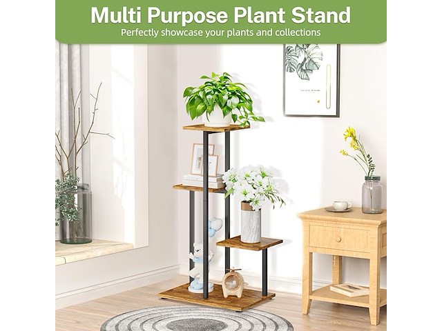 Idavosic.ly metalen plantenstandaard - afbeelding 3 van  3