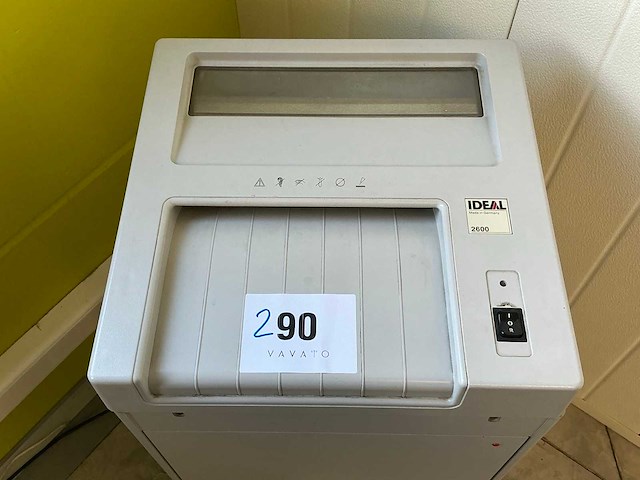 Ideal 2600 papierversnipperaar - afbeelding 2 van  3