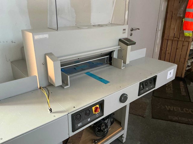 Ideal 5221-95ec guillotine papiersnijmachine - afbeelding 3 van  5
