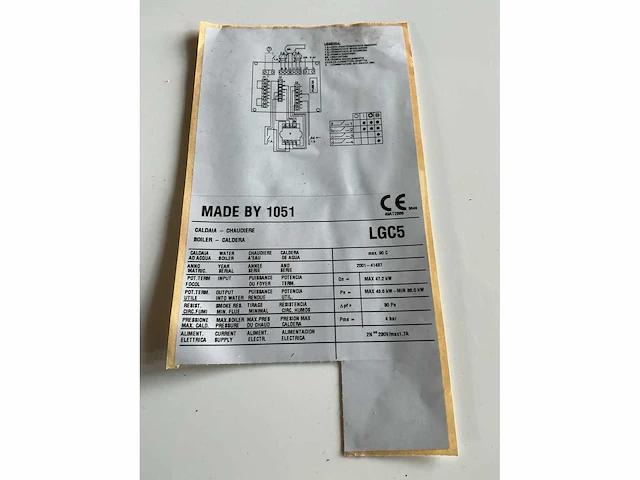 Ideal lgc 3-9 stookolie verwarmingsinstallatie - afbeelding 6 van  6