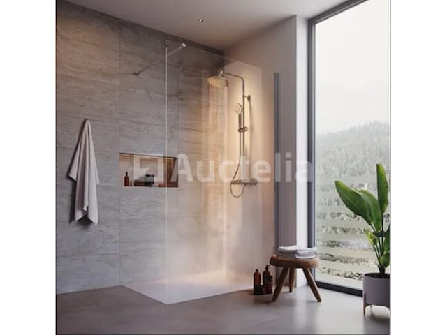 Ideal standard connect 2 - douchewand wetroom 70 cm, silver bright/helder glas k9375eo (nr. 15-16) - afbeelding 1 van  3