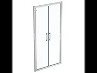 Ideal standard connect 2 - klapdeur 90 cm, silver bright/helder glas k9294eo (nr. 15-14) - afbeelding 2 van  3