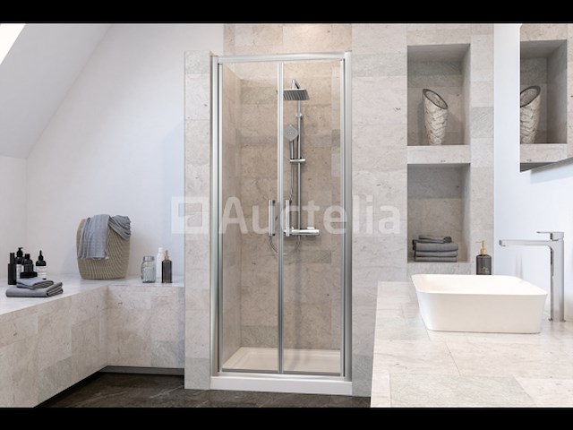 Ideal standard connect 2 - klapdeur 90 cm, silver bright/helder glas k9294eo (nr. 15-14) - afbeelding 3 van  3