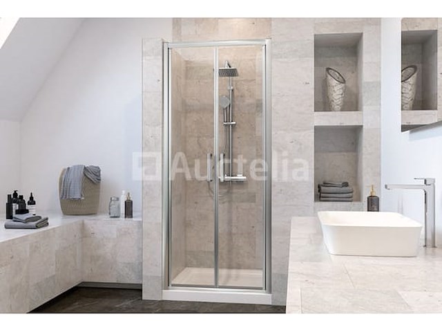 Ideal standard connect 2 - klapdeur 90 cm, silver bright/helder glas k9294eo (nr. 15-14) - afbeelding 3 van  3