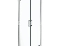 Ideal standard connect 2 - klapdeur 90 cm, silver bright/helder glas k9294eo (nr. 15-14) - afbeelding 3 van  3