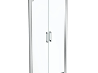 Ideal standard connect 2 - klapdeur 90 cm, silver bright/helder glas k9294eo (nr. 15-14) - afbeelding 3 van  3
