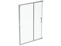Ideal standard connect 2 - schuifdeur, 2-delig, 90 cm, silver bright/helder glas k9261eo (nr. 15-15) - afbeelding 2 van  3