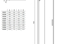 Ideal standard connect 2 - schuifdeur, 2-delig, 90 cm, silver bright/helder glas k9261eo (nr. 15-15) - afbeelding 2 van  3