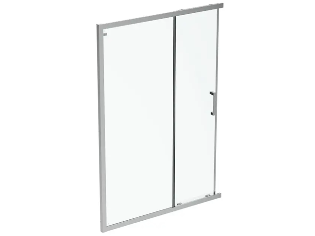 Ideal standard connect 2 - schuifdeur, 2-delig, 90 cm, silver bright/helder glas k9261eo (nr. 15-15) - afbeelding 1 van  3