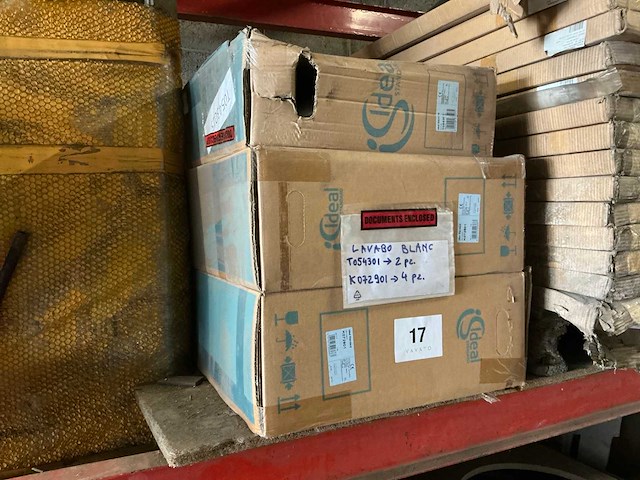 Ideal standard dubbele wastafel (2x) + enkele wastafel - afbeelding 2 van  2