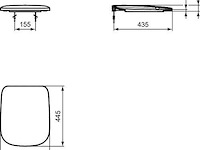 Ideal standard original slim toiletbril - afbeelding 2 van  4