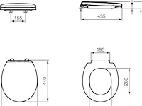 Ideal standard wc-bril - afbeelding 2 van  2