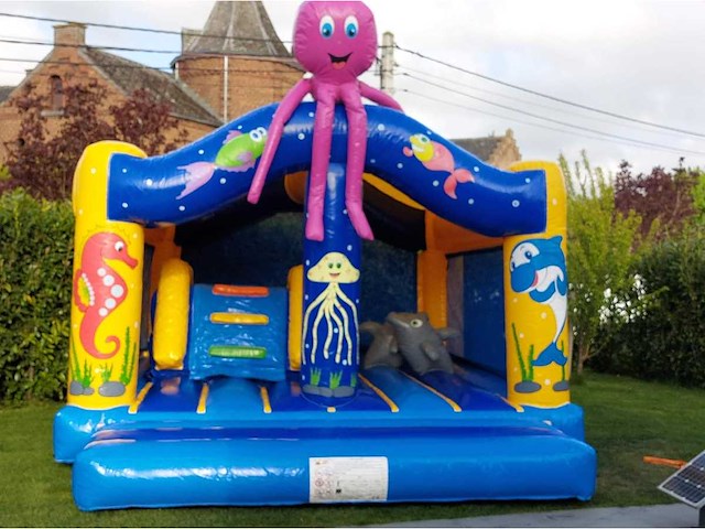 Idealballon springkasteel combo oceaan - afbeelding 1 van  4