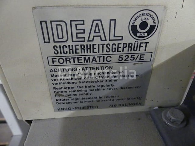 Ideale fortematic 525/e scheermachine - afbeelding 4 van  5