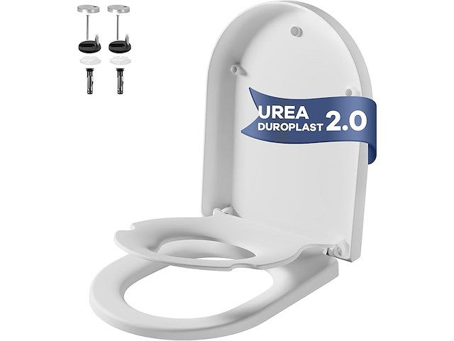 Idealhouse toiletdeksel met softclosemechanisme - afbeelding 1 van  7