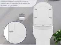 Idealhouse toiletdeksel met softclosemechanisme - afbeelding 5 van  7