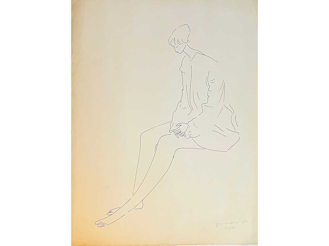 Idel ianchelevici - lithografie - afbeelding 2 van  8