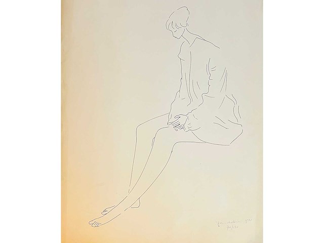 Idel ianchelevici - lithografie - afbeelding 3 van  8