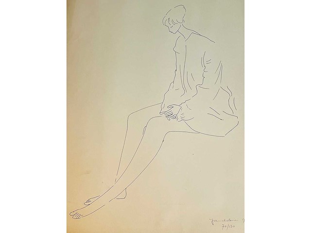 Idel ianchelevici - lithografie - afbeelding 1 van  8