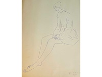 Idel ianchelevici - lithografie - afbeelding 1 van  8