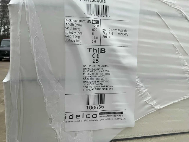 Idelco a-therm roof isolatiepanelen 100 mm dikte (50x) - afbeelding 4 van  7