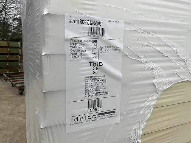 Idelco a-therm roof isolatiepanelen 60 mm dikte (40x) - afbeelding 4 van  7