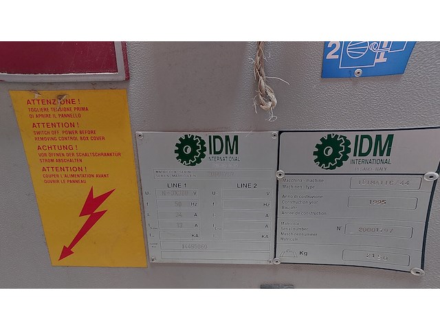 Idm idimatic / 44 kantenlijmer/afplakmachine - afbeelding 5 van  28