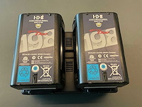 Idx li-ion v-mount battery accu's en laders (2x) - afbeelding 3 van  6