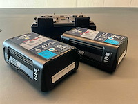 Idx li-ion v-mount battery accu's en laders (2x) - afbeelding 5 van  6