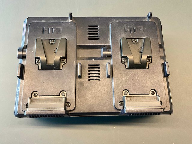 Idx li-ion v-mount battery accu's en laders (2x) - afbeelding 6 van  6