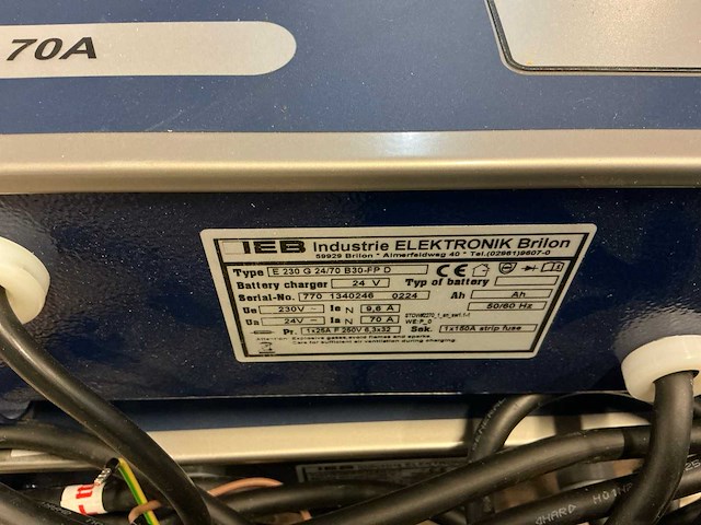 Ieb e 230 g 24/70 b30-fp d acculader - afbeelding 5 van  5