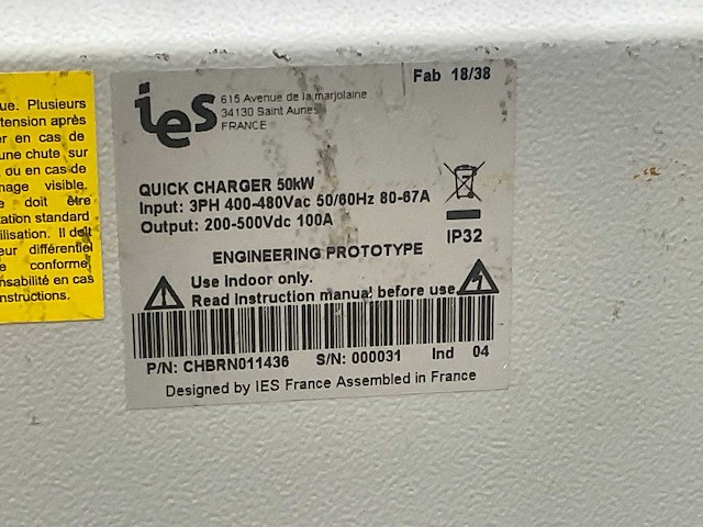 Ies - cube 50kw dc-lader - autoacculader - afbeelding 7 van  12