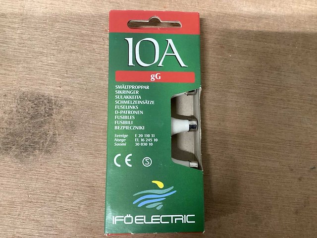 Ifo electric zekering 10a (1000x) - afbeelding 1 van  4