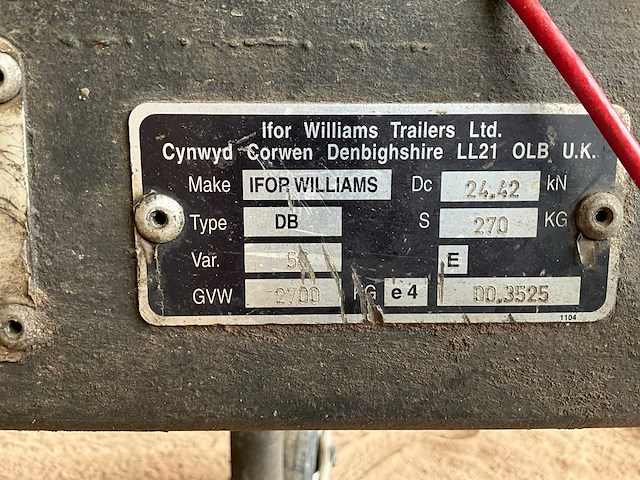 Ifor williams - db - car trailer - 2019 - afbeelding 3 van  17