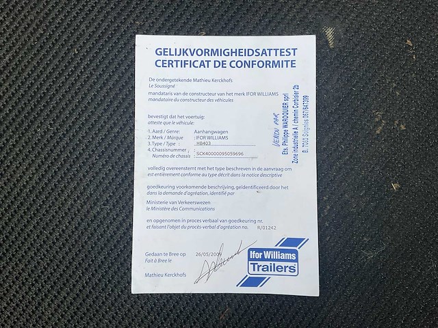 Ifor williams hb403 pk transport - afbeelding 8 van  16