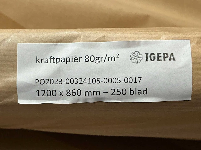 Igepa pak inpakpapier (17x) - afbeelding 2 van  6